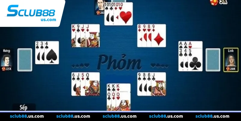 Hướng dẫn luật chơi  cơ bản tại Phỏm