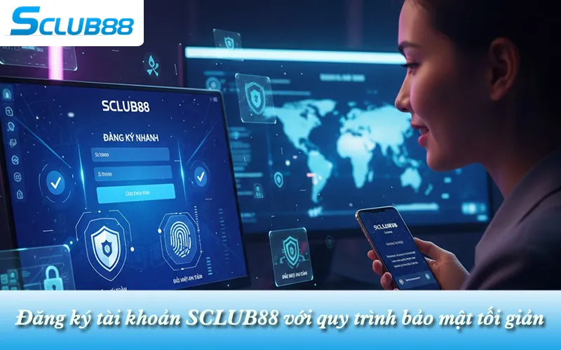 Đăng ký tài khoản SCLUB88 với quy trình bảo mật tối giản